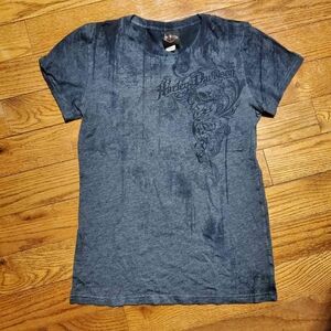 Harley Davidson Women's T-Shirt | Color: Blue | Size: L | RRR Apparel